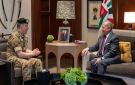 الملك عبدالله الثاني استقبل قائد الجيش: نقف إلى جانب لبنان