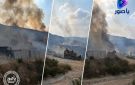حريق كبير بين وادي الحجير وفرون إثر غارة جوية وبلدية فرون تناشد فرق الإطفاء التدخل - lb