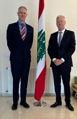 رجي استقبل السفير الأسترالي وبحثا العلاقات الثنائية رجي استقبل السفير الأسترالي وبحثا العلاقات الثنائية