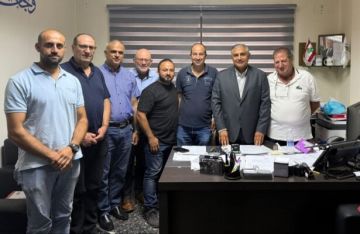 انتخاب نزيه السودة نقيبا لمستخدمي وعمال مؤسسة مياه لبنان الشمالي انتخاب نزيه السودة نقيبا لمستخدمي وعمال مؤسسة مياه لبنان الشمالي