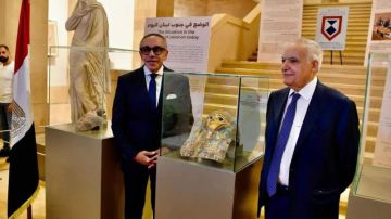 لبنان يعيد إلى مصر 37 قطعة أثرية فرعونية مهربة لبنان يعيد إلى مصر 37 قطعة أثرية فرعونية مهربة
