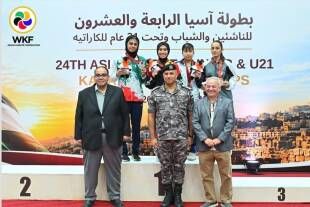برونزية لرندة شقير في كاراتيه آسيا للناشئات برونزية لرندة شقير في كاراتيه آسيا للناشئات