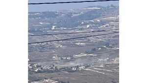 مدفعية العدو قصفت محيط حولا مدفعية العدو قصفت محيط حولا