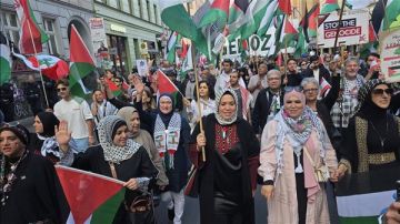 تظاهرة في برلين تضامنا مع فلسطين ولبنان وتطالب بوقف تسليح إسرائيل تظاهرة في برلين تضامنا مع فلسطين ولبنان وتطالب بوقف تسليح إسرائيل