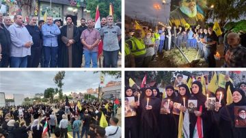 من صيدا.. التعبئة التربوية لحزب الله أحيت ذكرى السيدين الشهيدبن نصر الله وصفي الدين بوقفة وفاء واضاءة الشموع من صيدا.. التعبئة التربوية لحزب الله أحيت ذكرى السيدين الشهيدبن نصر الله وصفي الدين بوقفة وفاء واضاءة الشموع