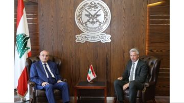 وزير الدفاع استقبل سفيري صربيا وألمانيا وزير الدفاع استقبل سفيري صربيا وألمانيا