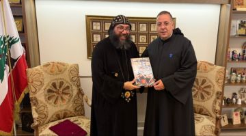 الأب بوعبود استقبل الأنبا يوليوس: وطننا يعيش أزمات صعبة تمنعنا من إكمال الرسالة الأب بوعبود استقبل الأنبا يوليوس: وطننا يعيش أزمات صعبة تمنعنا من إكمال الرسالة