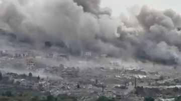 بالفيديو: تفجير ضخم في المنصوري بالفيديو: تفجير ضخم في المنصوري