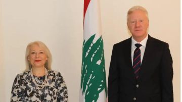 رجي استقبل سفيرة اليونان في زيارة وداعية رجي استقبل سفيرة اليونان في زيارة وداعية