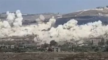 تفجير كبير جدا في بلدة بني حيان