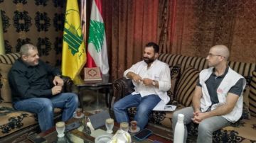 مسؤول قطاع صيدا في حزب الله استقبل وفدا من أطباء بلا حدود وبحث معه شؤون النازحين