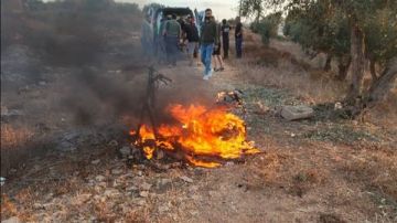 غارة من مسيرة إستهدفت دراجة نارية بين النبطية وكفررمان غارة من مسيرة إستهدفت دراجة نارية بين النبطية وكفررمان