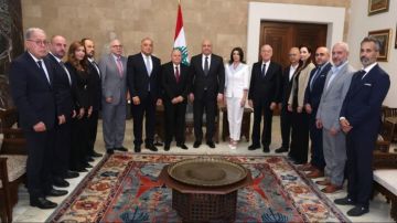 الرئيس عون أمام وفد مجلس إدارة الضمان: مهمتكم المحافظة على أموال نهاية الخدمة للمضمونين الرئيس عون أمام وفد مجلس إدارة الضمان: مهمتكم المحافظة على أموال نهاية الخدمة للمضمونين