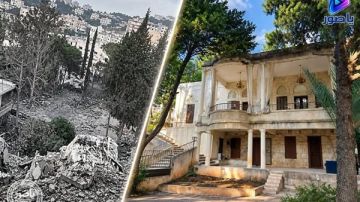 الغـارة التي استهـ.دفت حي الراهبات في النبطية اليوم، حولت معلما عمرانيا وتراثيا إلى ركام الغـارة التي استهـ.دفت حي الراهبات في النبطية اليوم، حولت معلما عمرانيا وتراثيا إلى ركام