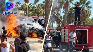 حريق داخل سيارة قرب مؤسسات الصدر التربوية في صور.. وفرق الإسعاف تتدخل لإخماده حريق داخل سيارة قرب مؤسسات الصدر التربوية في صور.. وفرق الإسعاف تتدخل لإخماده