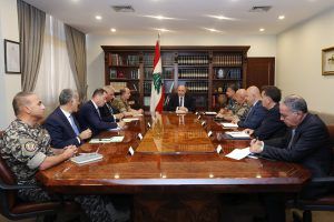 الرئيس عون: أي فراغ أمني في الجنوب يشكل ذريعة للاعتداءات ومساسا بالسيادة الوطنية الرئيس عون: أي فراغ أمني في الجنوب يشكل ذريعة للاعتداءات ومساسا بالسيادة الوطنية