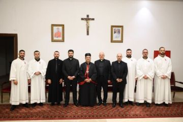 جمعية المرسلين اللبنانيين الموارنة احتفلت بعيد شفيعها القديس يوحنا الحبيب بدير المخلص - الكريم في غوسطا