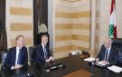 سلام بحث مع وزير العدل الفرنسي سبل تعزيز التعاون في المجالين القضائي والعدلي والتطورات في الجنوب