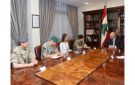 رئيس الجمهورية استقبل المستشار البريطاني لشؤون الدفاع: عدم التمديد لـ اليونيفيل وعدم تشكيل قوة دولية بديلة سيحدث فراغا