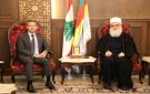 شيخ العقل عرض مع سفيري تركيا ومصر الأوضاع العامة واستقبل وفد اللقاء الوطني
