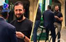 الرئيس السوري أحمد الشرع يشرب القهوة في أحد شوارع حمص - lb