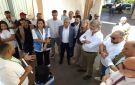 وفد دبلوماسي أوروبي اطلع على الجهود الإغاثية في مركز إيواء ثانوية الزعتري في صيدا