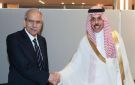بالفيديو: سلام يلتقي بن فرحان في نيويورك