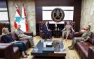 هيكل استقبل السفير الفرنسي وعرض مع ألغرين أهمية دور الجيش في الحفاظ على الامن