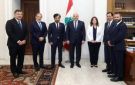 عون استقبل بن سليم بحضور بايراقداريان والكعبي