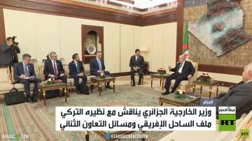 مباحثات بين وزيري خارجية تركيا والجزائر مباحثات بين وزيري خارجية تركيا والجزائر