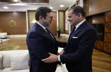 الدبيبة يبحث مع رئيس المخابرات المصرية أزمة الحدود البحرية مع تركيا
