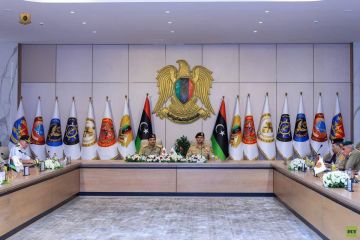 بنغازي تستضيف مؤتمر رؤساء أركان القوات المسلحة لتعزيز التعاون الأمني الإقليمي بنغازي تستضيف مؤتمر رؤساء أركان القوات المسلحة لتعزيز التعاون الأمني الإقليمي