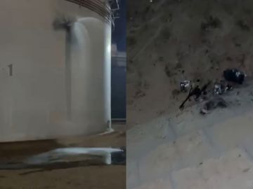 ليبيا.. مسيرة انتحارية تستهدف خزانا للنفط الخام داخل مصفاة الزاوية (فيديو) ليبيا.. مسيرة انتحارية تستهدف خزانا للنفط الخام داخل مصفاة الزاوية (فيديو)