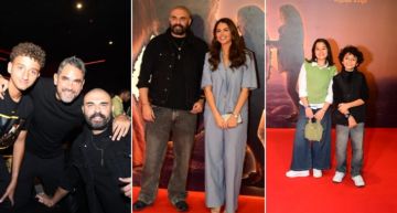 أمير كرارة وأحمد خالد صالح وجنات يساندون هنادي مهنا وأحمد صلاح حسني في عرض أوسكار عودة الماموث 