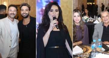 مي فاروق تحتفل بألبومها تاريخي بحضور زوجها محمد العمروسي وجنات وأحمد جمال مي فاروق تحتفل بألبومها تاريخي بحضور زوجها محمد العمروسي وجنات وأحمد جمال
