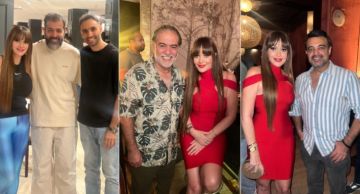 حسناء سيف الدين تحتفل بانتهاء تصوير 2 قهوة 