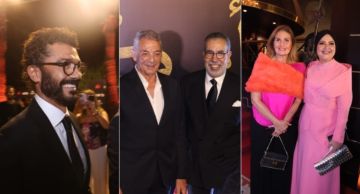 يسرا ومحمود حميدة ورامي إمام ومدحت العدل وخالد النبوي ونجوم الفن في عرض أم كلثوم 