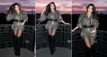 ياسمين صبري بإطلالة أنيقة في أحدث جلسة تصوير من باريس