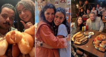 أجواء مرحة تجمع ريتال عبد العزيز بنجوم فيها إيه يعني ماجد الكدواني وغادة عادل ومصطفى غريب في الكواليس