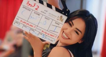 نانسي صلاح تحتفل بانتهاء تصوير دورها في 2 قهوة نانسي صلاح تحتفل بانتهاء تصوير دورها في 2 قهوة