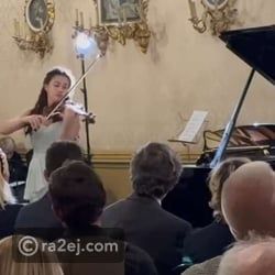 حفيدة عبدالرحمن أبو زهرة تنجو من سقوط سقف قصر تاريخي أثناء عزفها الموسيقى في إيطاليا