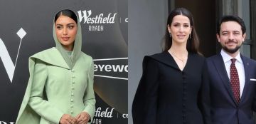 يارا النملة تتألق بنفس فستان الأميرة رجوة مضيفة لمستها الخاصة في عرض المصممة منى الشبل