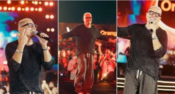 عمرو دياب يحيي حفل على هامش مهرجان الجونة ... غنى مع النجوم بابا و خطفوني