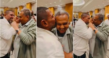 فنان العرب محمد عبده يقبل رأس المايسترو هاني فرحات: ونكيد العوازل بقي .. فيديو فنان العرب محمد عبده يقبل رأس المايسترو هاني فرحات: ونكيد العوازل بقي .. فيديو