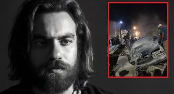 علي رؤوف مغني أنا بشحت بالجيتار يتعرض لحادث سير وانقلاب سيارته