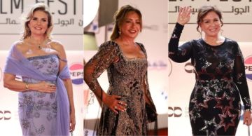 ليلى علوي وإلهام شاهين ويسرا من بينهم ... حفل افتتاح الجونة السينمائي يتألق بحضور النجوم