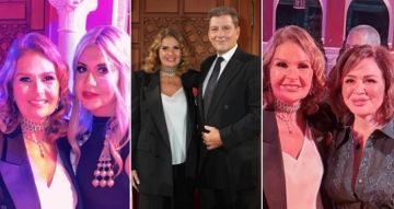 سفير فرنسا يكرم يسرا بوسام فارس جوقة بحضور زوجها وريهام حجاج وكندة علوش وإلهام شاهين ...