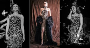 شرطة_الموضة: أنغام بفستان مطرز بالكامل في حفلها بموسم الرياض ... أجرت عليه هذا التعديل