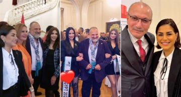 يسرا وحسين فهمي وخالد الصاوي من بينهم النجوم في حفل عشاء السفير التركي