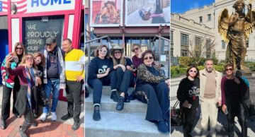 إلهام شاهين برفقة ليلى علوي ولبلبة ورانيا فريد شوقي في جولة بمدينة ناشفيل الأمريكية: الموسيقى في كل ...